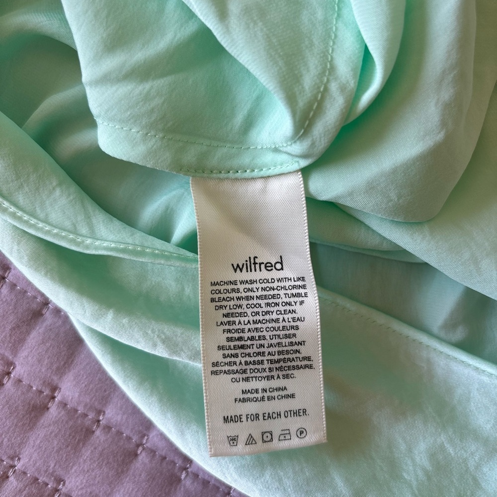 Aritzia Wilfred Subtile Mint Mini Dress - Picture 4 of 4